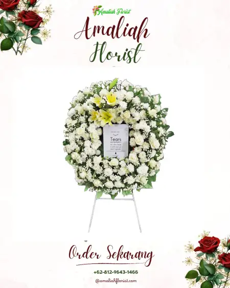 Krans Bunga Duka Sumbergempol